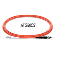 LC-ST OM2, Fibre Patch Cable, Multimode, Simplex, Orange, 2m, ATGBICS