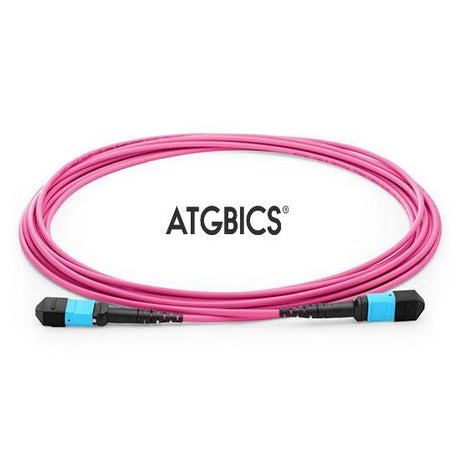 ATGBICS MPO Female-Female 24 Fibres OM4 50/125 Multimode Trunk Cable, Type B, LSZH 3.0, 3m