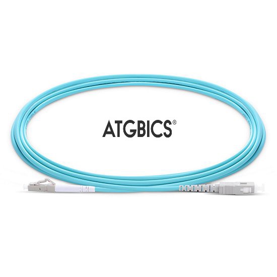 LC-SC OM3, Fibre Patch Cable, Multimode, Simplex, Aqua, 35m