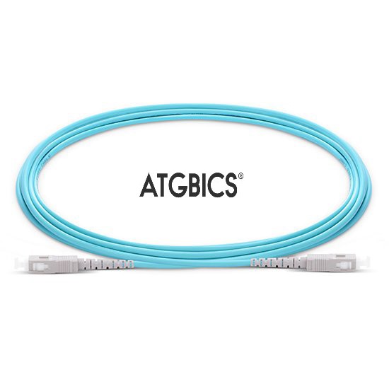 SC-SC OM3, Fibre Patch Cable, Multimode, Simplex, Aqua, 35m