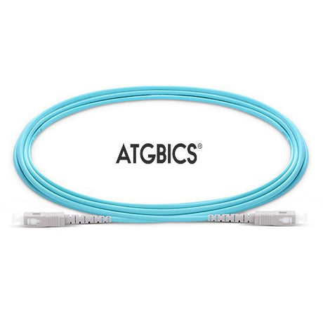 SC-SC OM4, Fibre Patch Cable, Multimode, Simplex, Aqua, 35m