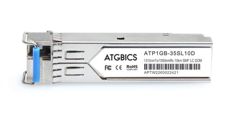 GLC-BX-10U Cisco® Compatible Transceiver SFP 1000Base BX (Tx1310/RX1550nm, SMF, 10km, LC, DOM), ATGBICS