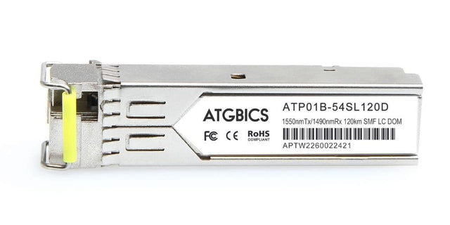 1184543P-BX54-120 AdTran® Compatible Transceiver SFP 100Base-BX-D (Tx1550nm/Rx1490nm, SMF, 20km, LC, DOM), ATGBICS