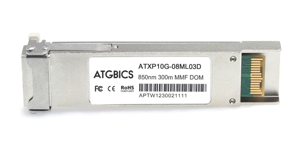 JD505A H3C® Compatible Transceiver XFP 10GBase (850nm, MMF, 300m, LC, DOM), ATGBICS