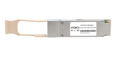 JG709A H3C® Compatible Transceiver QSFP+ 40GBase-CSR4 (850nm, MMF, 400m, MPO, DOM), ATGBICS