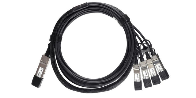 JNP-100G-4X25G-5M Juniper® Compatible Direct Attach Copper Breakout Cable 100GBase-CU QSFP28 to 4x25GBase-CU SFP28 (Passive Twinax, 5m), ATGBICS