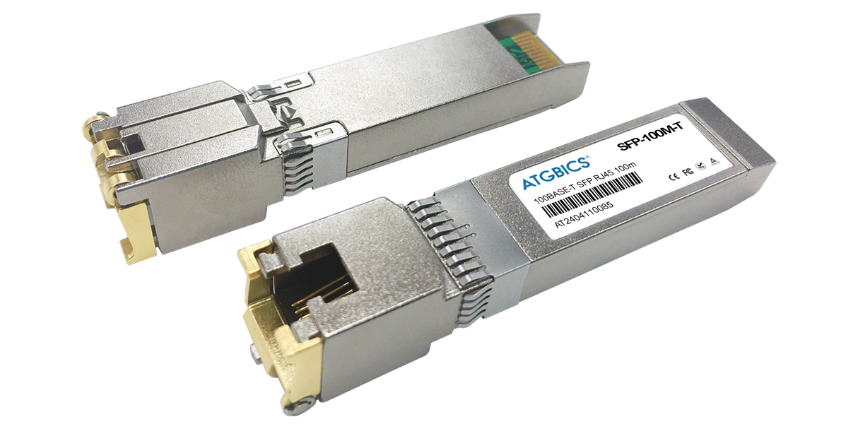 100BASE-T Brocade® Compatible Transceiver SFP 100Base-T (Copper RJ45, 100m), ATGBICS
