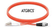 LC-FC OM2, Fibre Patch Cable, Multimode, Duplex, Orange, 15m, ATGBICS