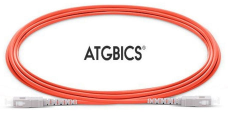 LC-FC OM2, Fibre Patch Cable, Multimode, Simplex, Orange, 9m, ATGBICS