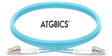LC-LC OM3, Fibre Patch Cable, Multimode, Duplex, Aqua, 20m, ATGBICS