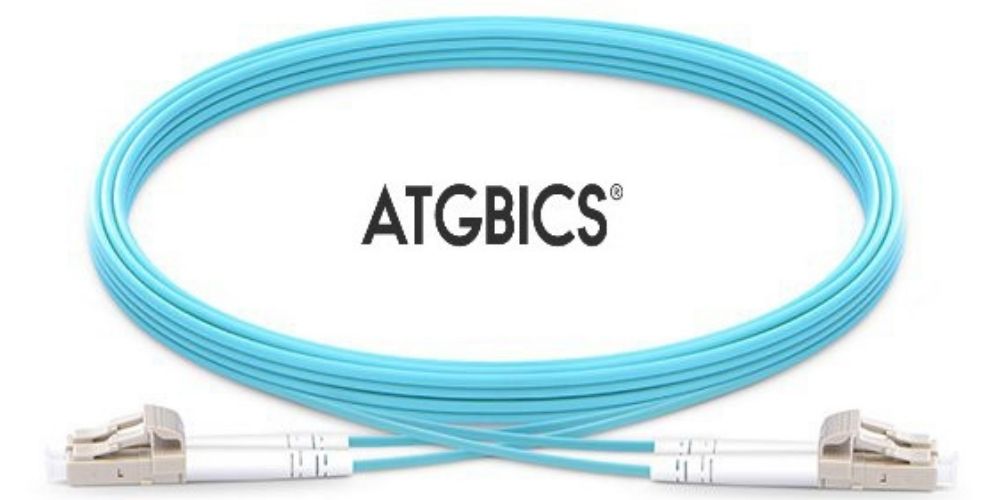 LC-LC OM3, Fibre Patch Cable, Multimode, Duplex, Aqua, 6m, ATGBICS