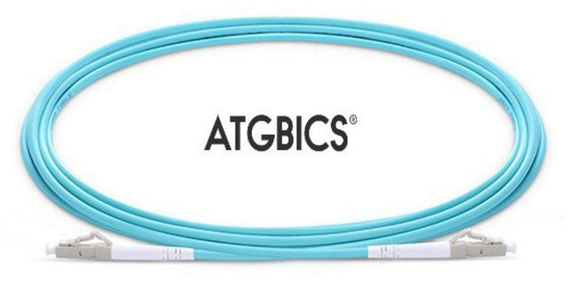 LC-LC OM3, Fibre Patch Cable, Multimode, Simplex, Aqua, 15m, ATGBICS