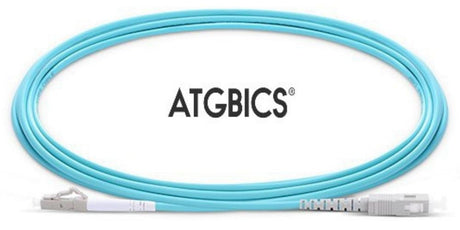 LC-SC OM3, Fibre Patch Cable, Multimode, Simplex, Aqua, 10m, ATGBICS