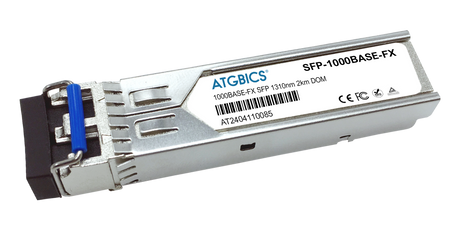 GPIM-09 Extreme Enterasys® Compatible Transceiver SFP 1000Base-FX (1310nm, SMF, 2km, LC, DOM), ATGBICS