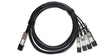LSWM1QSTK3 H3C® Compatible Direct Attach Copper Breakout Cable 40GBase-CU QSFP+ to 4x10GBase-CU SFP+ (Passive Twinax, 1m), ATGBICS