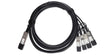 QSFP28-4SFP28-CU-5M H3C® Compatible Direct Attach Copper Breakout Cable 100GBase-CU QSFP28 to 4x25GBase-CU SFP28 (Passive Twinax, 5m), ATGBICS