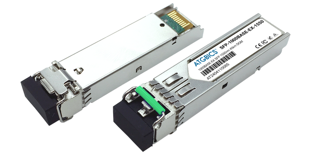 SFP-1000BASE-EX55-HM Hirschmann® Compatible Transceiver SFP 1000Base-EX (1550nm, SMF, 40km, LC, DOM), ATGBICS