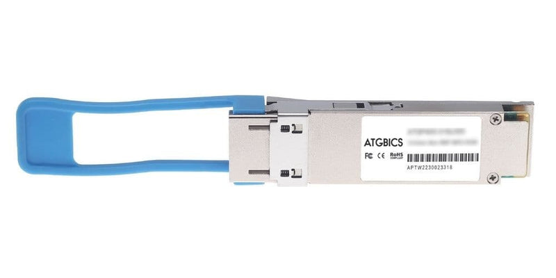 Part Number 1061800720-01, ADVA Compatible Transceiver QSFP28 100GBase-LR4 and OTU4 (1310nm, SMF, 10km, LC, DOM), ATGBICS