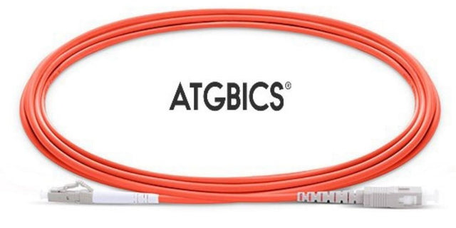 SC-SC OM2, Fibre Patch Cable, Multimode, Simplex, Orange, 1m, ATGBICS