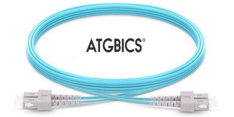 SC-SC OM3, Fibre Patch Cable, Multimode, Duplex, Aqua, 10m, ATGBICS