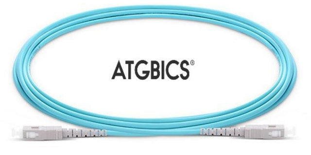 SC-SC OM3, Fibre Patch Cable, Multimode, Simplex, Aqua, 25m, ATGBICS