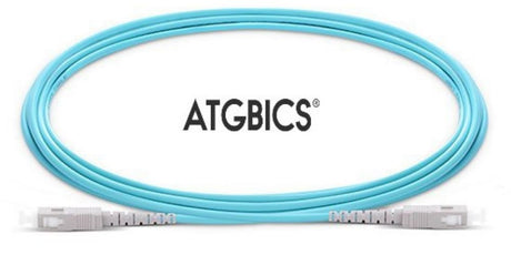 SC-SC OM3, Fibre Patch Cable, Multimode, Simplex, Aqua, 2m, ATGBICS