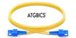 SC-SC OS2, Fibre Patch Cable, Singlemode, Duplex, Yellow, 15m, ATGBICS