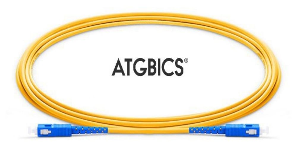 SC-SC OS2, Fibre Patch Cable, Singlemode, Simplex, Yellow, 10m, ATGBICS