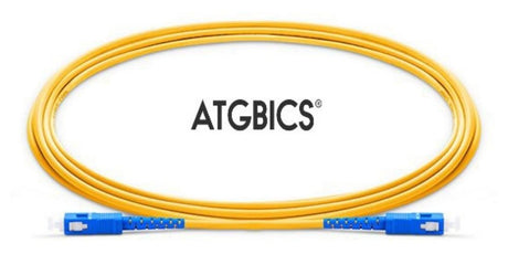 SC-SC OS2, Fibre Patch Cable, Singlemode, Simplex, Yellow, 10m, ATGBICS