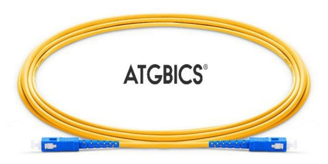 SC-SC OS2, Fibre Patch Cable, Singlemode, Simplex, Yellow, 15m, ATGBICS