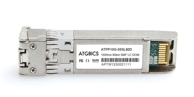 1442480G1C AdTran® Compatible Transceiver SFP+ 10GBase-ZR (1550nm, SMF, 80km, LC, DOM) , ATGBICS
