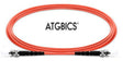 ST-ST OM2, Fibre Patch Cable, Multimode, Simplex, Orange, 2m, ATGBICS