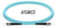 ST-ST OM3, Fibre Patch Cable, Multimode, Simplex, Aqua, 10m, ATGBICS