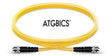 ST-ST OS2, Fibre Patch Cable, Singlemode, Duplex, Yellow, 6m, ATGBICS