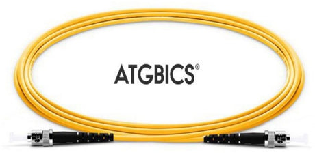 ST-ST OS2, Fibre Patch Cable, Singlemode, Simplex, Yellow, 1m, ATGBICS