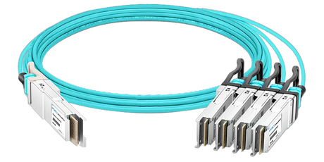 R9B48A HPE Aruba® Compatible Active Optical Breakout Cable 400GBase QSFP-DD to 4x100GBase QSFP56 (850nm, MMF, 7m)