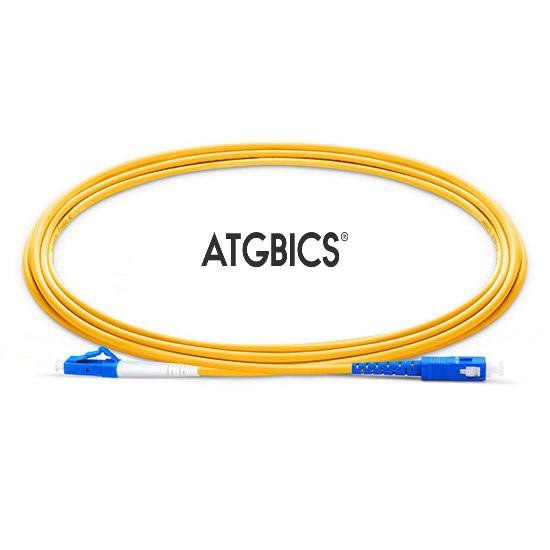 LC-SC OS2, Fibre Patch Cable, Singlemode, Simplex, Yellow, 35m