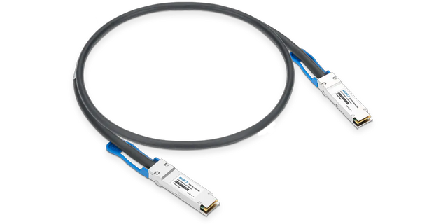 FN-CABLE-QSFP56-DAC-L1 Fortinet® Compatible Direct Attach Copper Cable 200GBase-CU QSFP56 (Passive Twinax, 1m)