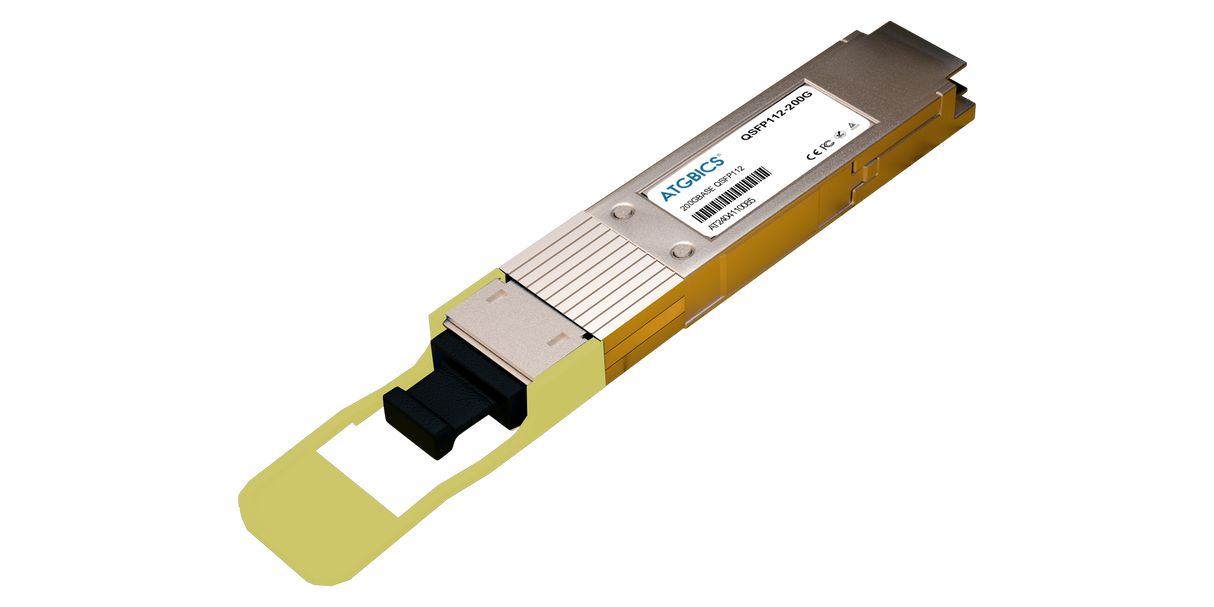 QSFP-DD-200G-SR8-MSA Universally Coded MSA Compliant Transceiver QSFP-DD 200GBase-SR8 (850nm, MMF, 100m, MPO-16, DOM)