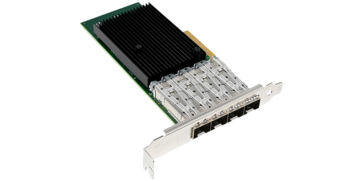 Intel X710 based NIC PCIe 3.0 x8 Quad Port 10GbE Open SFP+