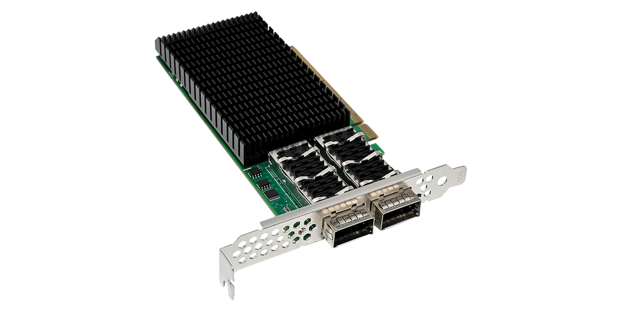 NVIDIA ConnectX-6 based Converged NIC PCIe 3.0 x16 Dual Port 100GbE Open QSFP28