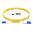 LC-LC OS2, Fibre Patch Cable, Singlemode, Duplex, Yellow, 0.5m