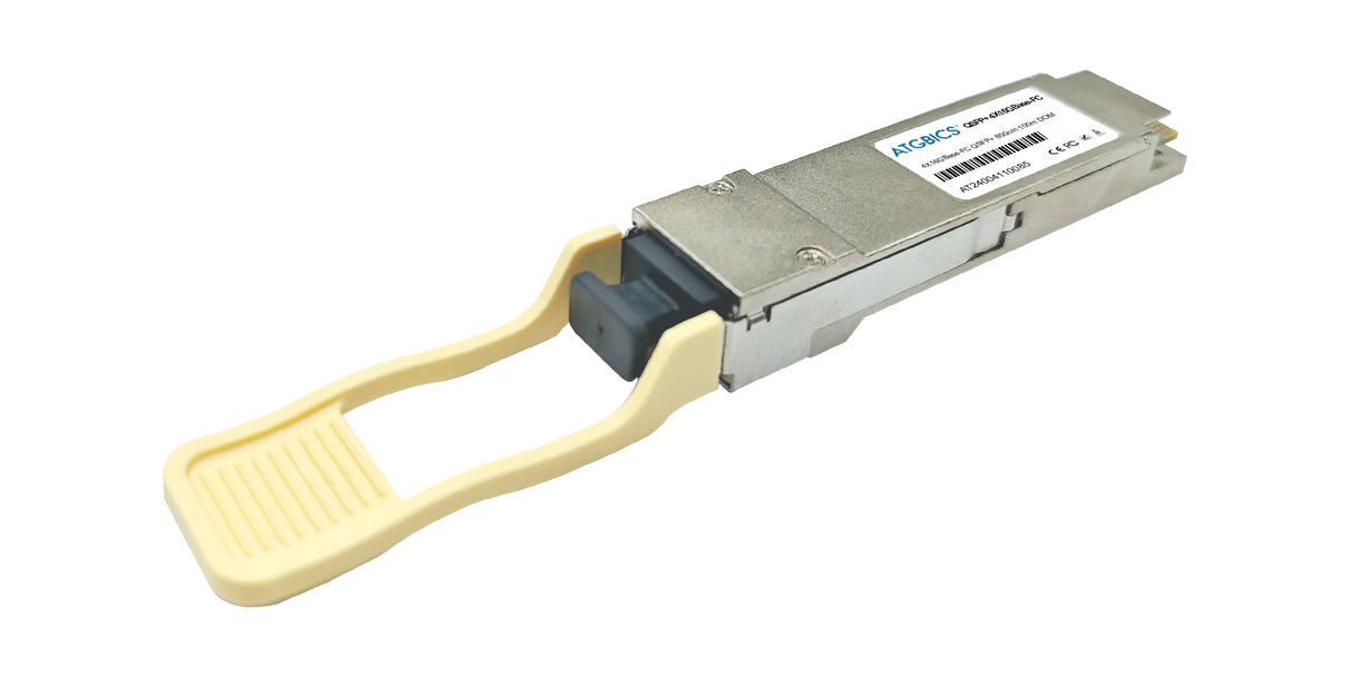 57-1000490-01 Brocade® Compatible Transceiver QSFP+ 4X32GBase-FC (850nm, MMF, 100m, MPO, DOM)