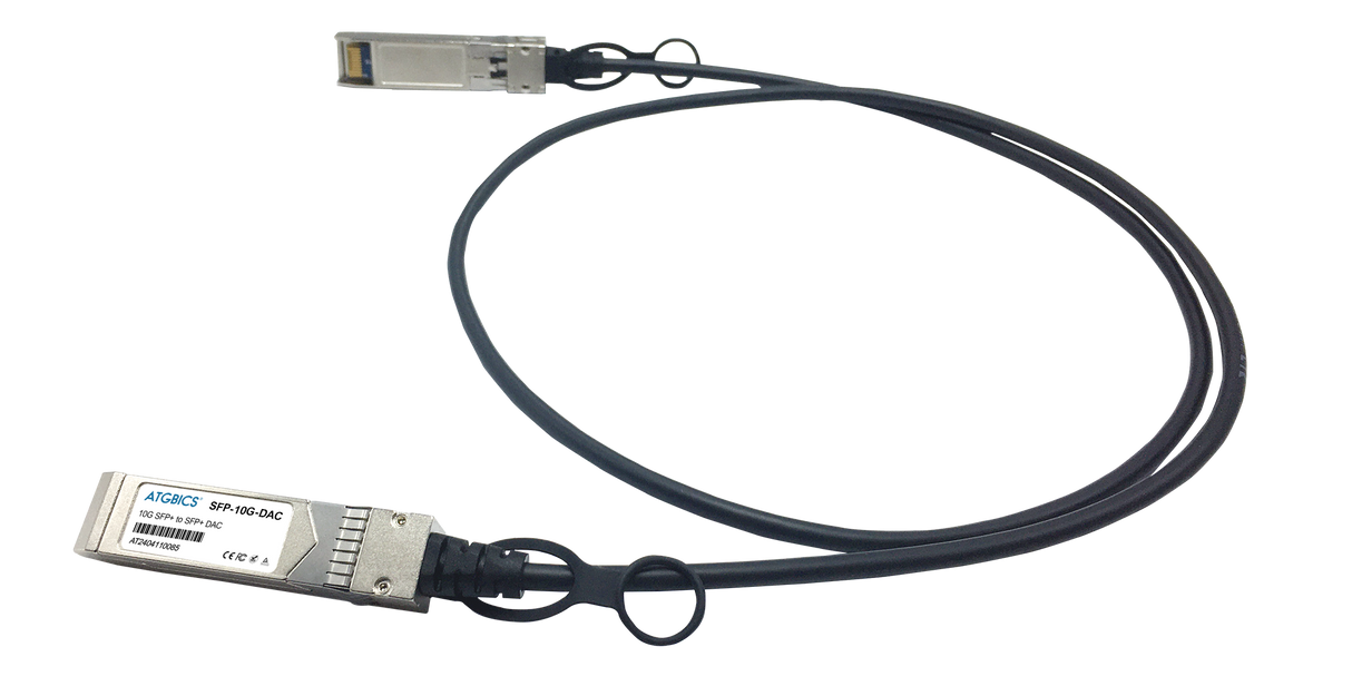 CBL-10GSFP-DAC-10M Dell Force10® Compatible Direct Attach Copper Cable 10GBase-CU SFP+ (Passive Twinax, 10m, Active)