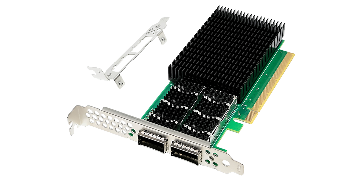 NVIDIA Mellanox® MCX623106AN-CDAT alternative ConnectX-6 Dx Smart NIC PCIe 4.0 x8 Dual Port 100GbE QSFP56