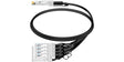 FN-CABLE-QSFPDD-8SFP56-LB5 Fortinet® compatible Direct Attach Copper Breakout Cable 400GBase PAM4 QSFP-DD to 8x50GBase PAM4 SFP56 (Passive Twinax, 2.5m)