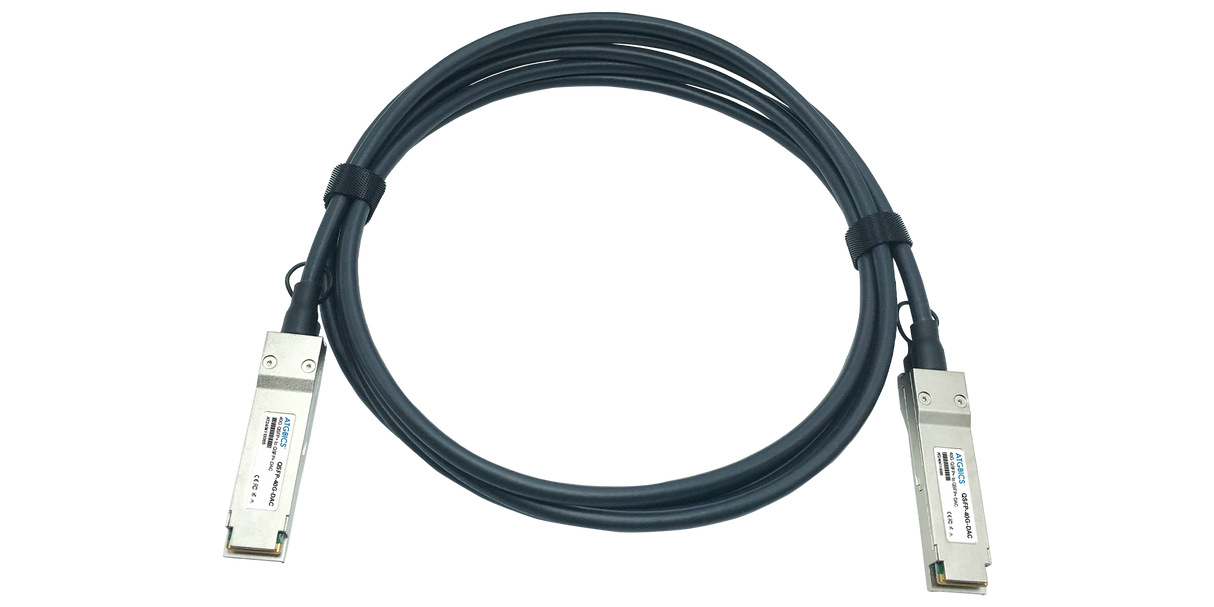 JNP-QSFP-DAC-5MA Juniper® compatible Direct Attach Copper Cable 40GBase-CU QSFP+ (Active Twinax, 5m)