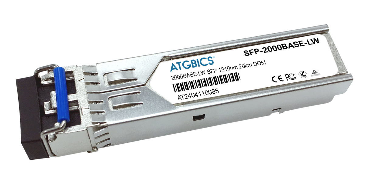 SFP2IS20M EtherWAN® compatible Transceiver SFP 2.5GBase-LX (1310nm, SMF, 20km, LC, DOM, Ind Temp)