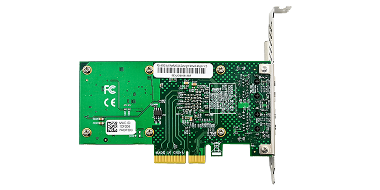 Intel X550 based Converged NIC PCIe 3.0 x4 Dual Port RJ45