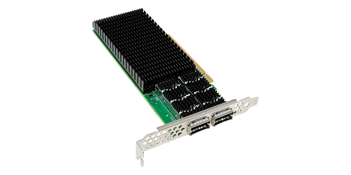 NVIDIA ConnectX-6 based Smart NIC PCIe 4.0 x16 Dual Port 200GbE Open QSFP56